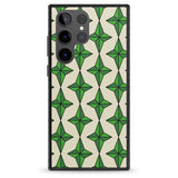 Emerald Stars Pattern Impact Phone Case for Samsung Galaxy S24 Ultra , Samsung Galaxy S23 Ultra, Samsung Galaxy S22 Ultra