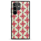 Rose Stars Pattern Impact Phone Case for Samsung Galaxy S24 Ultra , Samsung Galaxy S23 Ultra, Samsung Galaxy S22 Ultra