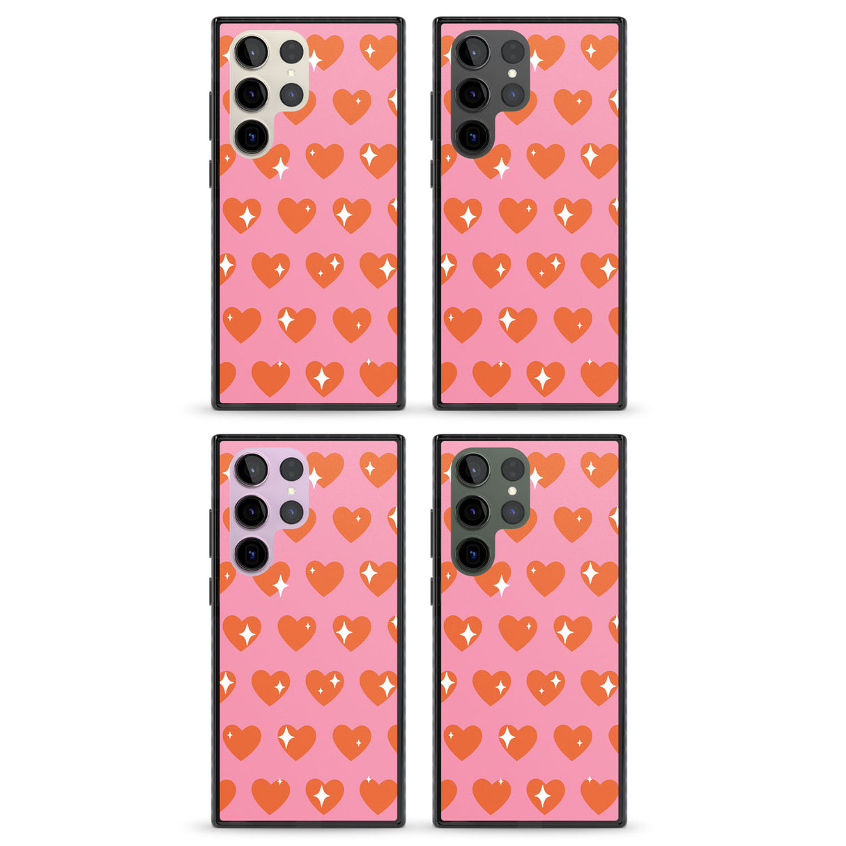 Sweet Hearts (Sunset) Impact Phone Case for Samsung Galaxy S24 Ultra , Samsung Galaxy S23 Ultra, Samsung Galaxy S22 Ultra
