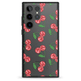 Disco Cherry Pattern Impact Phone Case for Samsung Galaxy S24 Ultra , Samsung Galaxy S23 Ultra, Samsung Galaxy S22 Ultra