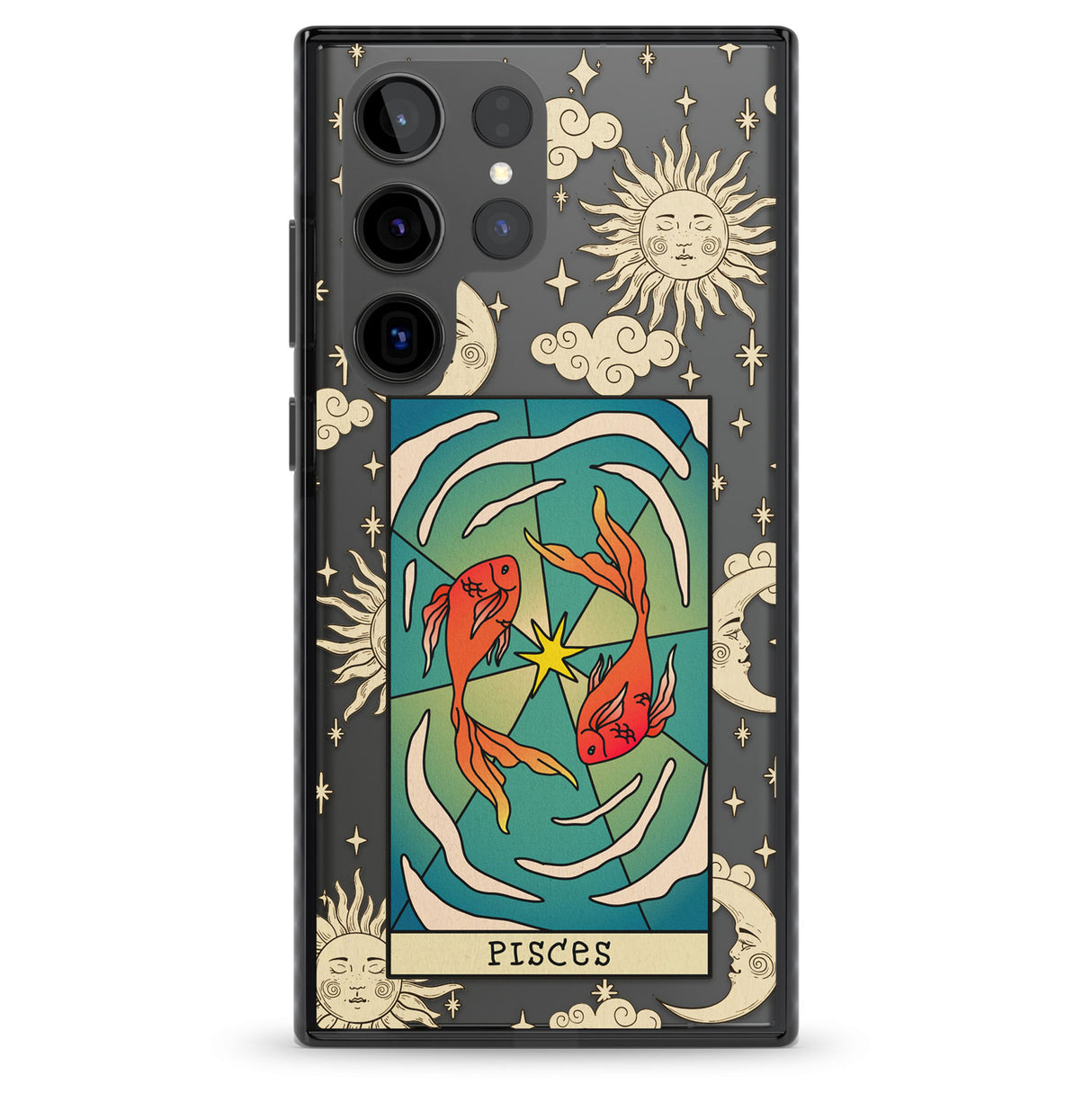 Celestial Zodiac - Pisces Impact Phone Case for Samsung Galaxy S24 Ultra , Samsung Galaxy S23 Ultra, Samsung Galaxy S22 Ultra