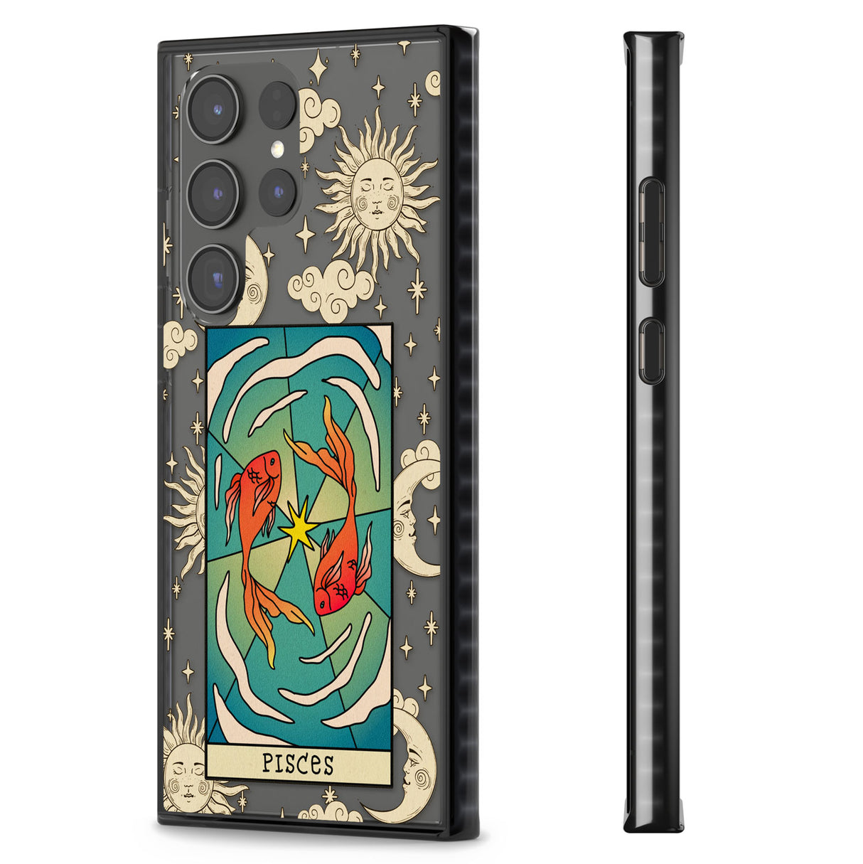 Celestial Zodiac - Pisces Impact Phone Case for Samsung Galaxy S24 Ultra , Samsung Galaxy S23 Ultra, Samsung Galaxy S22 Ultra