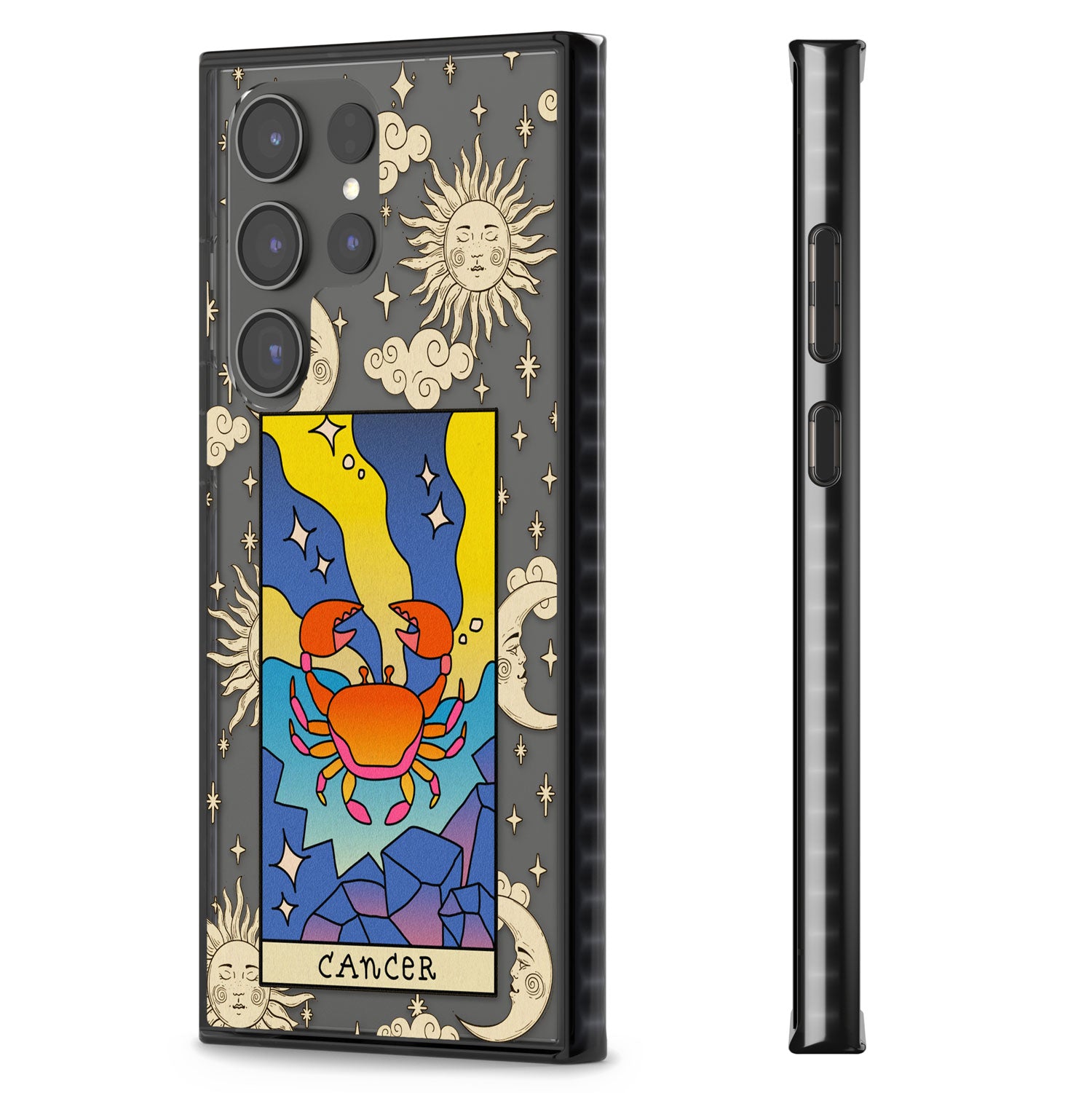 Celestial Zodiac - Cancer Impact Phone Case for Samsung Galaxy S24 Ultra , Samsung Galaxy S23 Ultra, Samsung Galaxy S22 Ultra