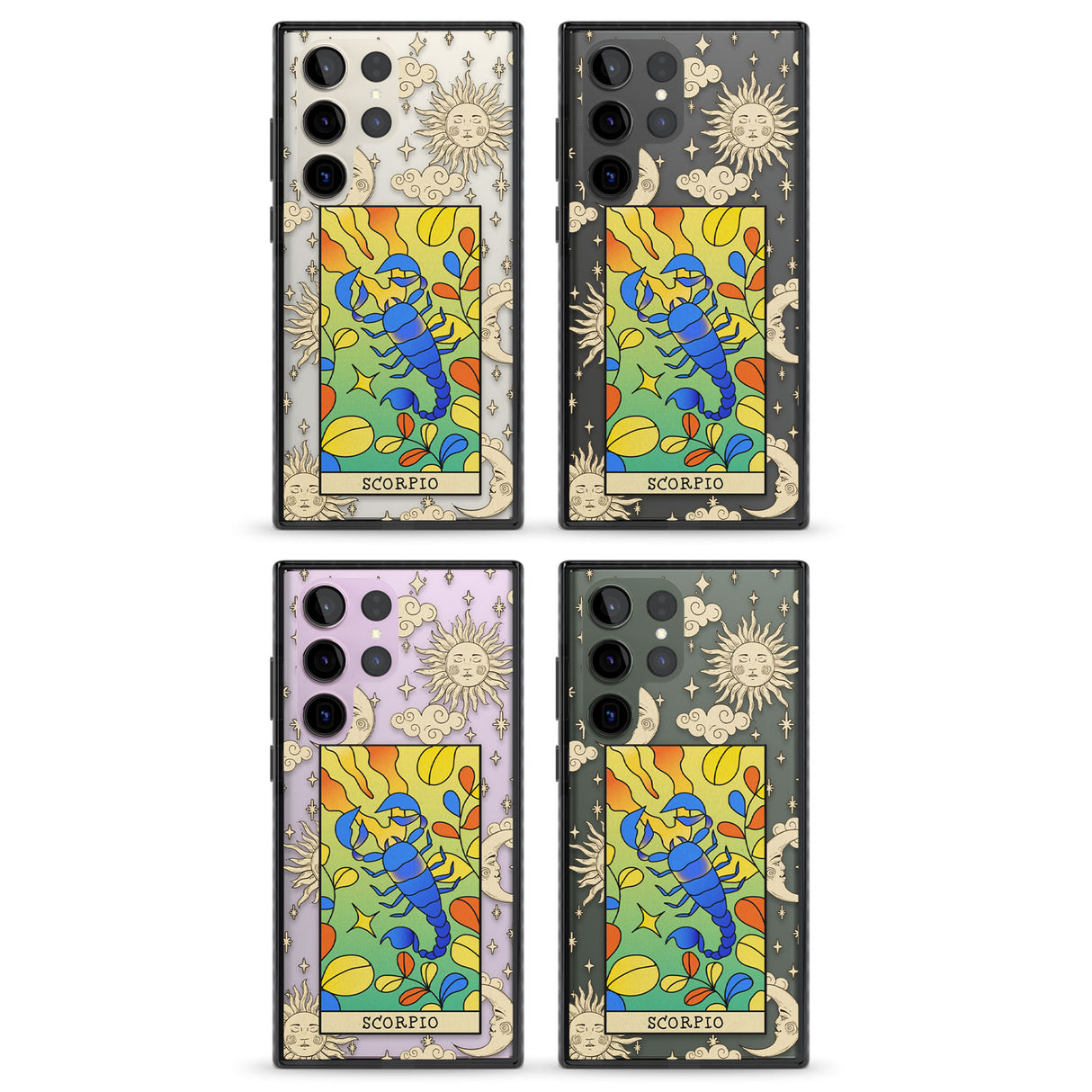 Celestial Zodiac - Scorpio Impact Phone Case for Samsung Galaxy S24 Ultra , Samsung Galaxy S23 Ultra, Samsung Galaxy S22 Ultra