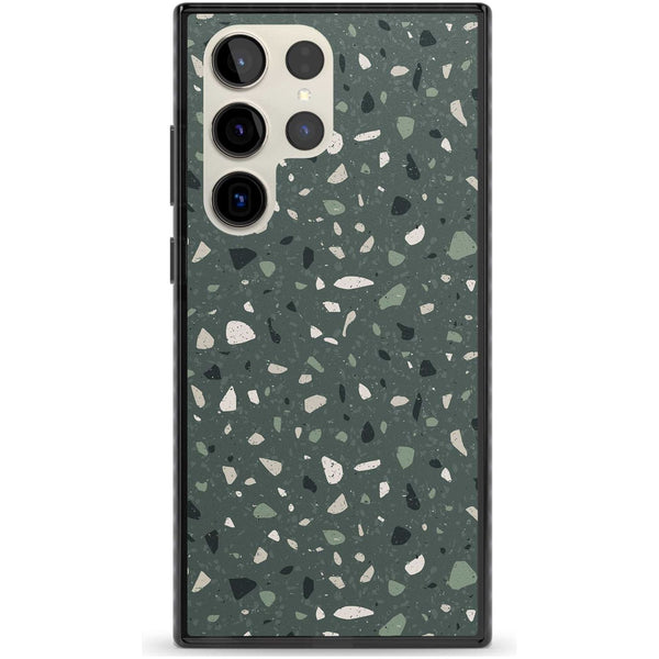 Green & Cream Terrazzo Pattern