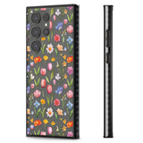 Small Flower Mix Impact Phone Case for Samsung Galaxy S24 Ultra , Samsung Galaxy S23 Ultra, Samsung Galaxy S22 Ultra