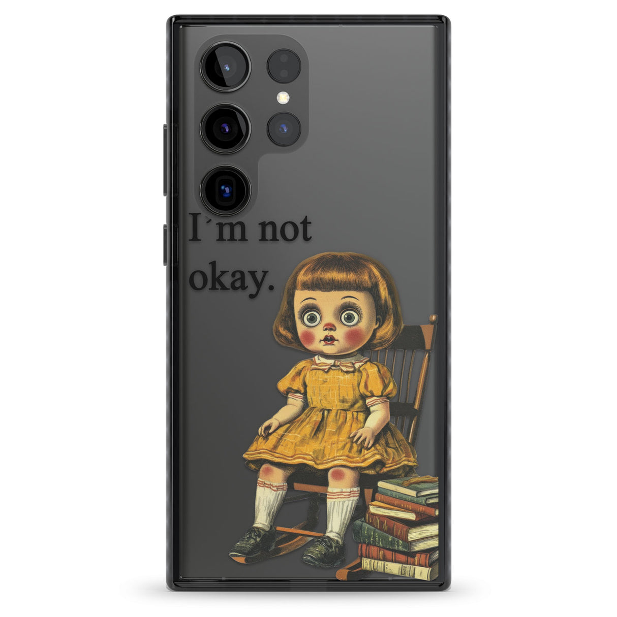 I'm Not Okay Impact Phone Case for Samsung Galaxy S24 Ultra , Samsung Galaxy S23 Ultra, Samsung Galaxy S22 Ultra