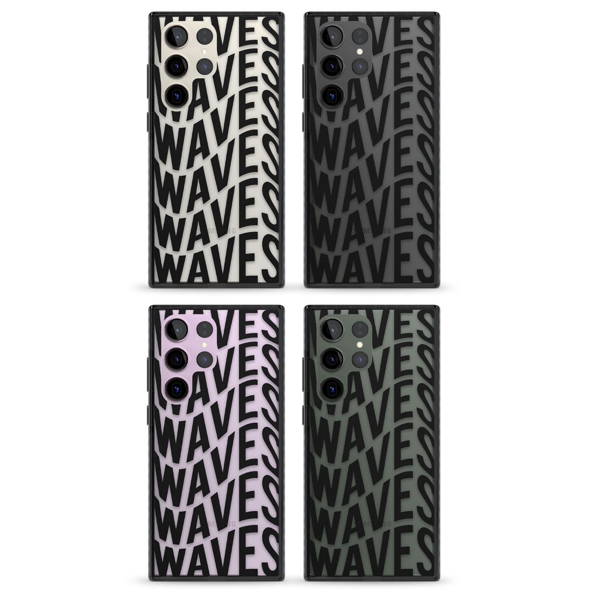 WAVES Impact Phone Case for Samsung Galaxy S24 Ultra , Samsung Galaxy S23 Ultra, Samsung Galaxy S22 Ultra