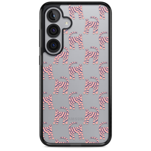 Pink And Blue Cat Pattern