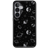 Cosmic Outer Space Design Clear on Black