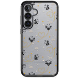 Sweet as Honey Patterns: Bees & Hearts (Clear)