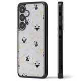 Sweet as Honey Patterns: Bees & Hearts (Clear)