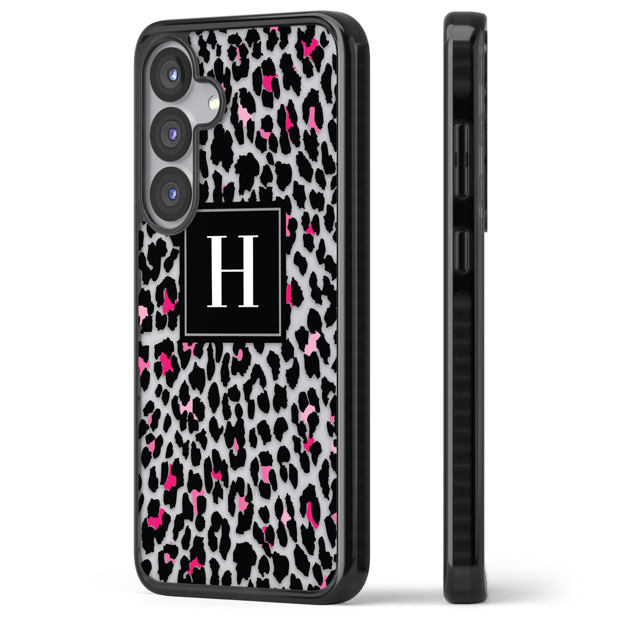 Personalised Pink Monogram Leopard Spots