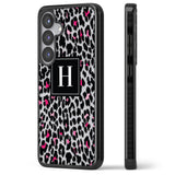 Personalised Pink Monogram Leopard Spots