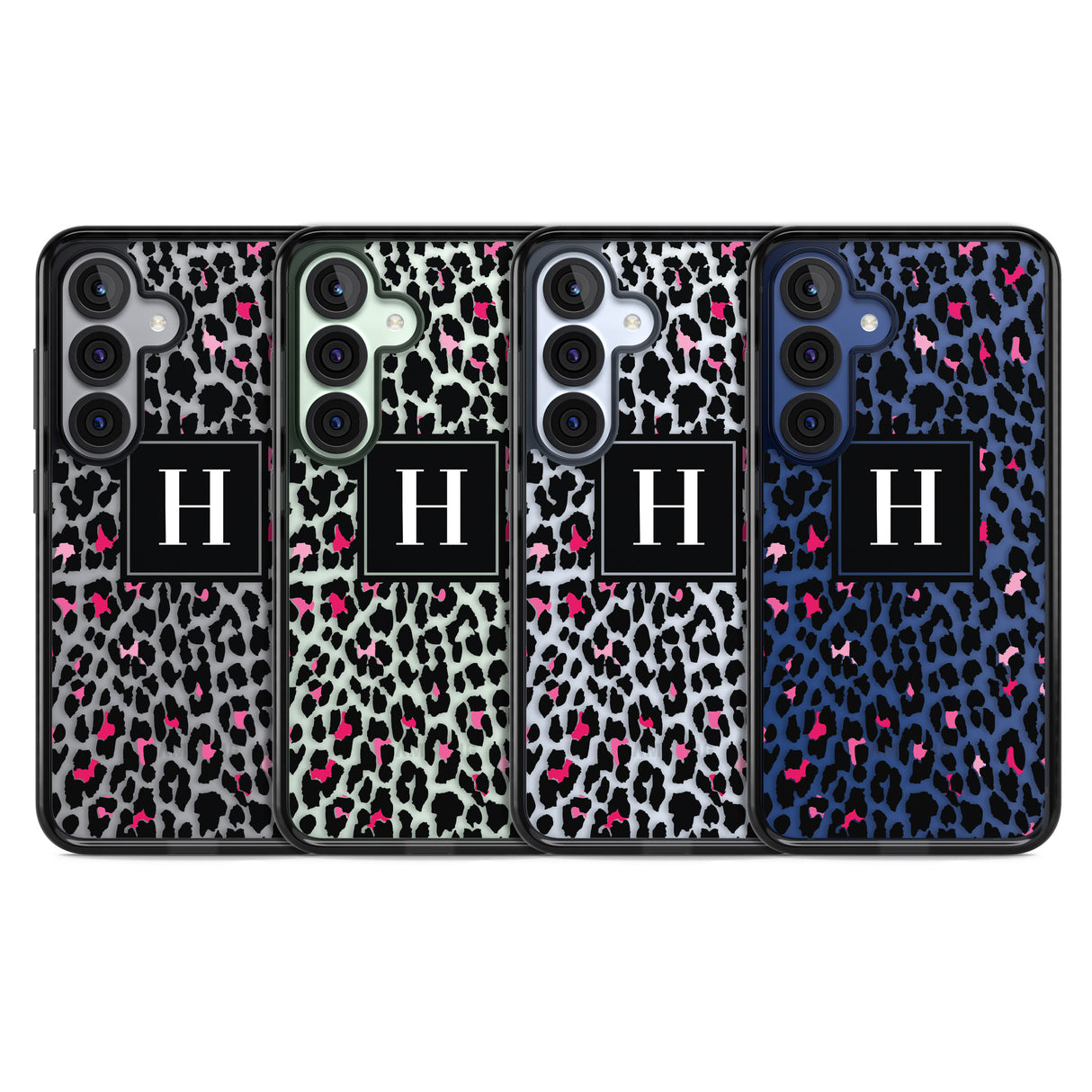 Personalised Pink Monogram Leopard Spots
