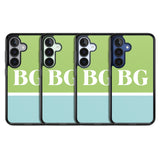 Personalised Colourblock: Green & Turquoise