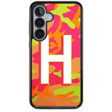 Personalised Bright Neon Camo Solid Monogram