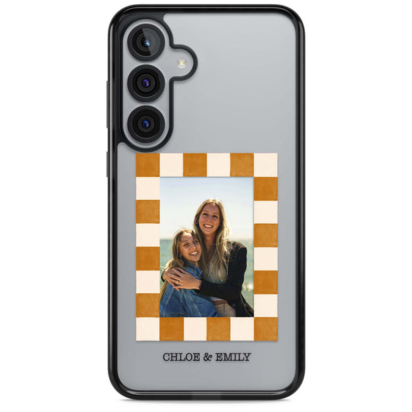 Personalised Citrus Check Photo