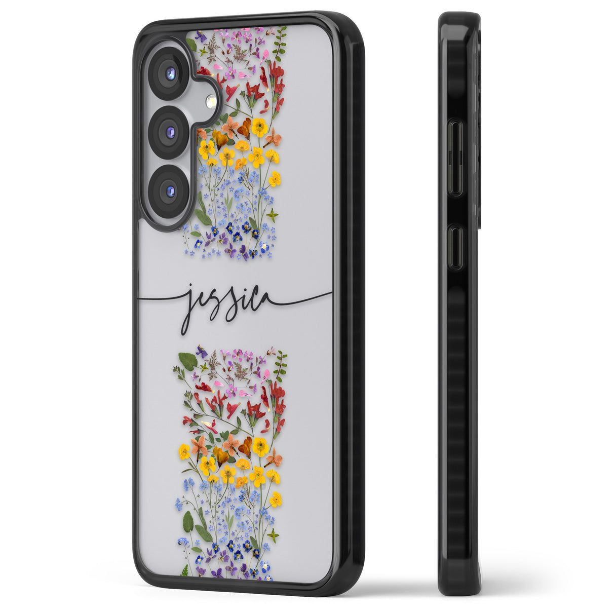 Personalised Wildflower Floral Stripe Personalised