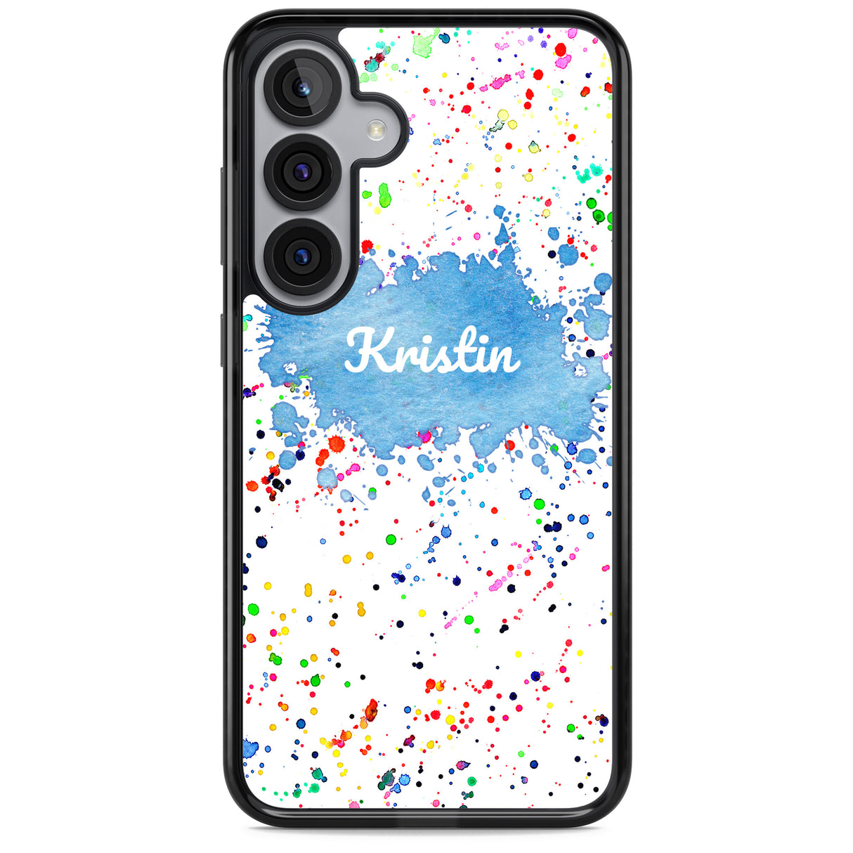 Personalised Rainbow Paint Splatter