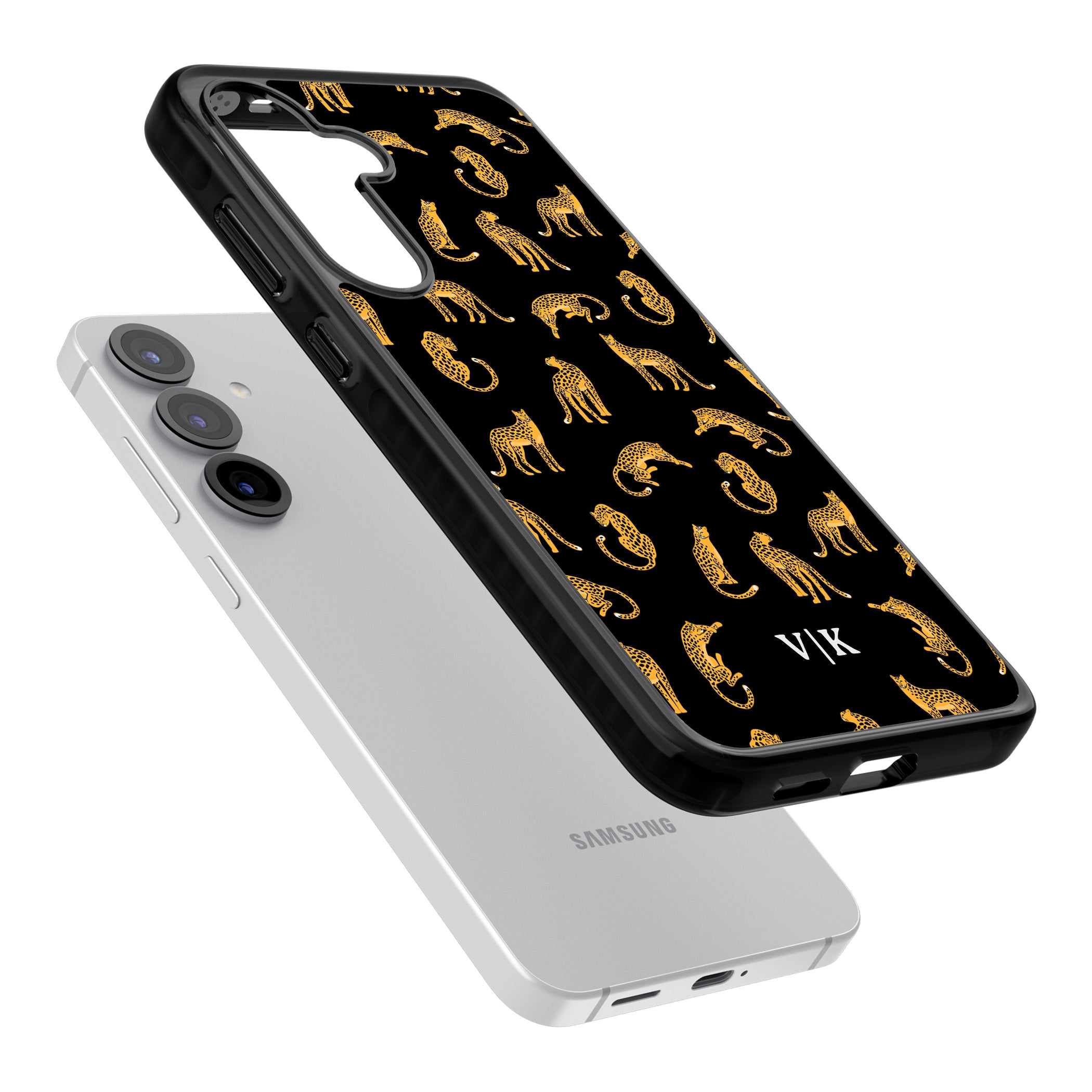 Personalised Gold Cheetah Pattern