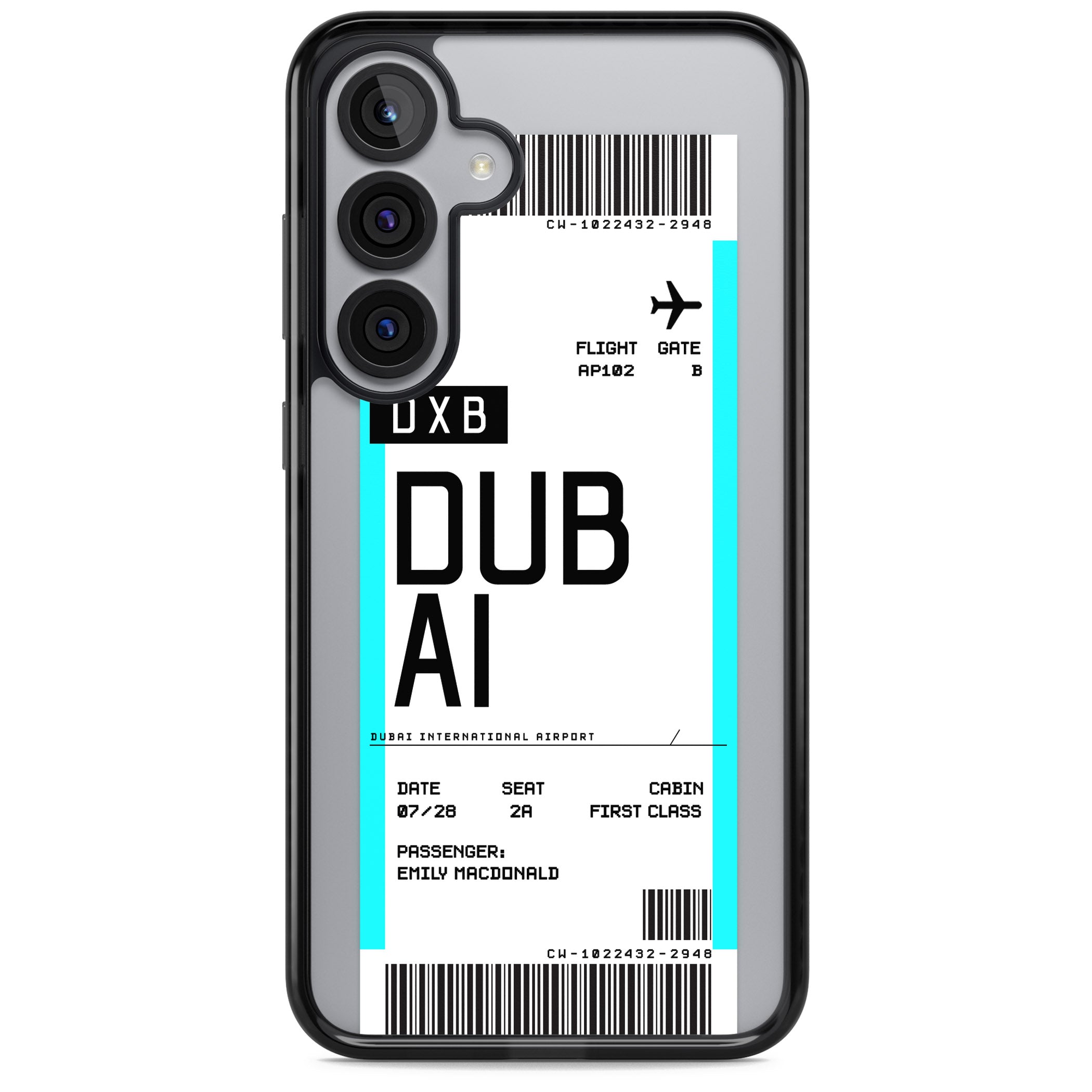 Personalised Dubai Boarding Pass