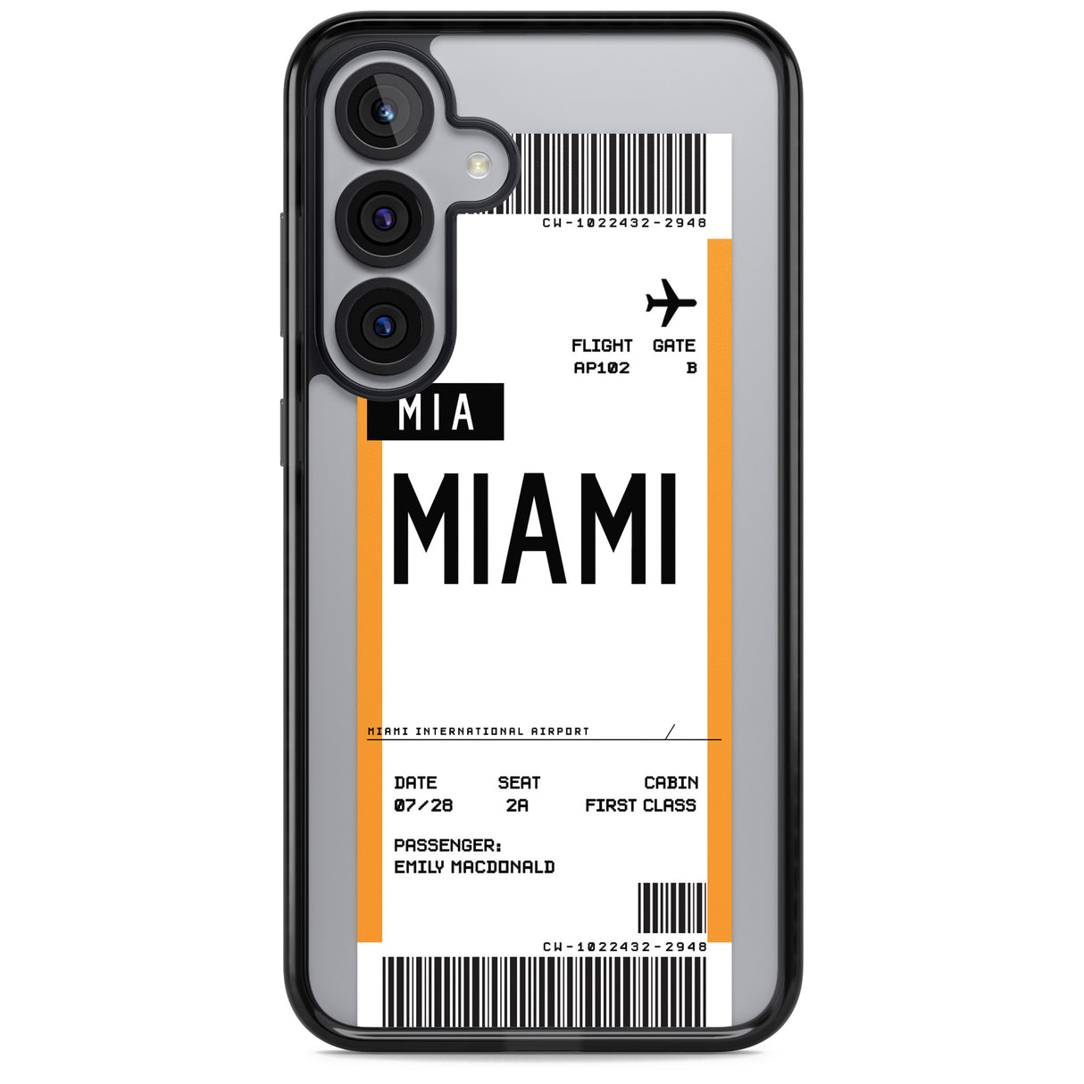 Personalised Miami Boarding Pass