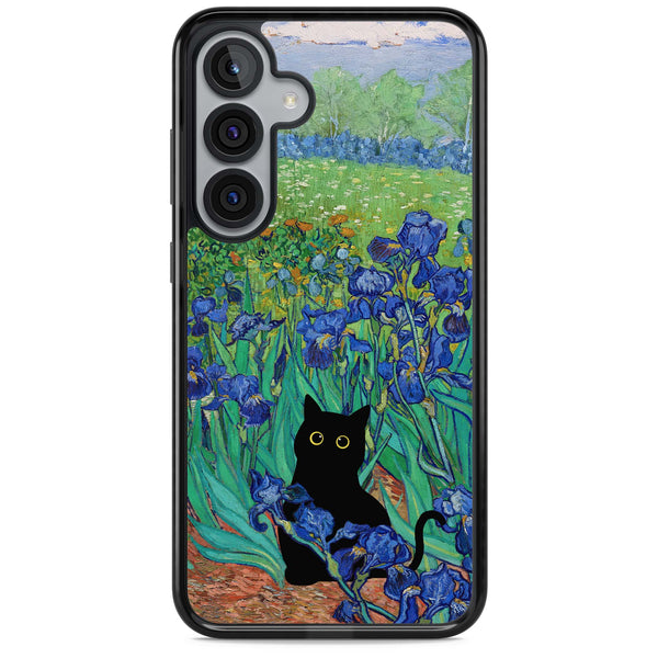Cat in Van Gogh's Irises
