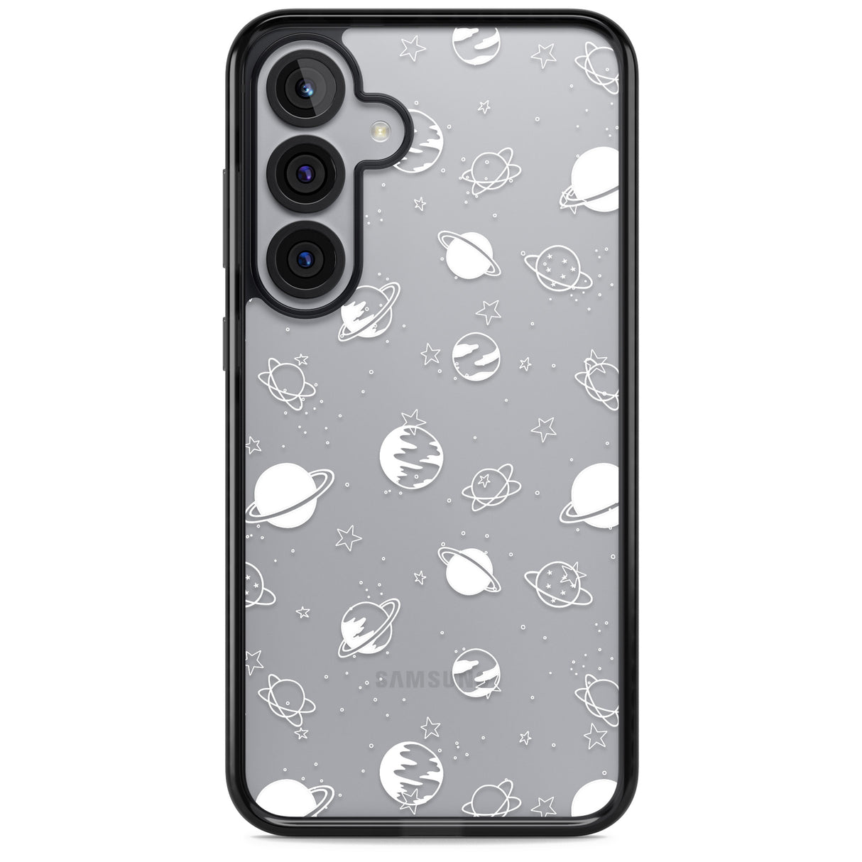 White Planets on Clear