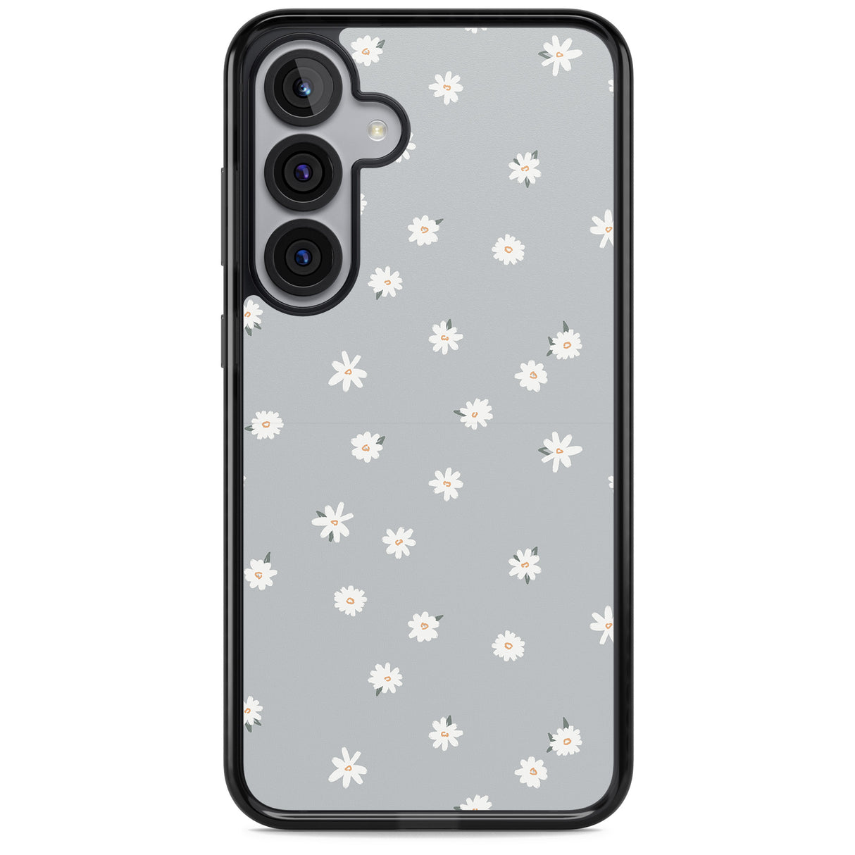 Painted Daisy Blue-Grey Cute