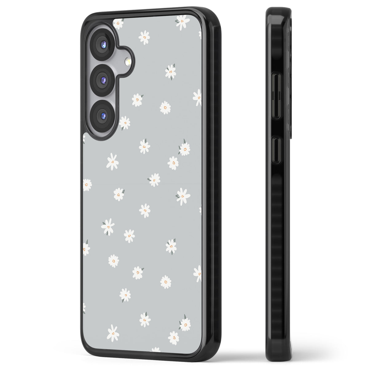 Painted Daisy Blue-Grey Cute