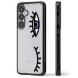 Winking Eyes Transparent Pattern