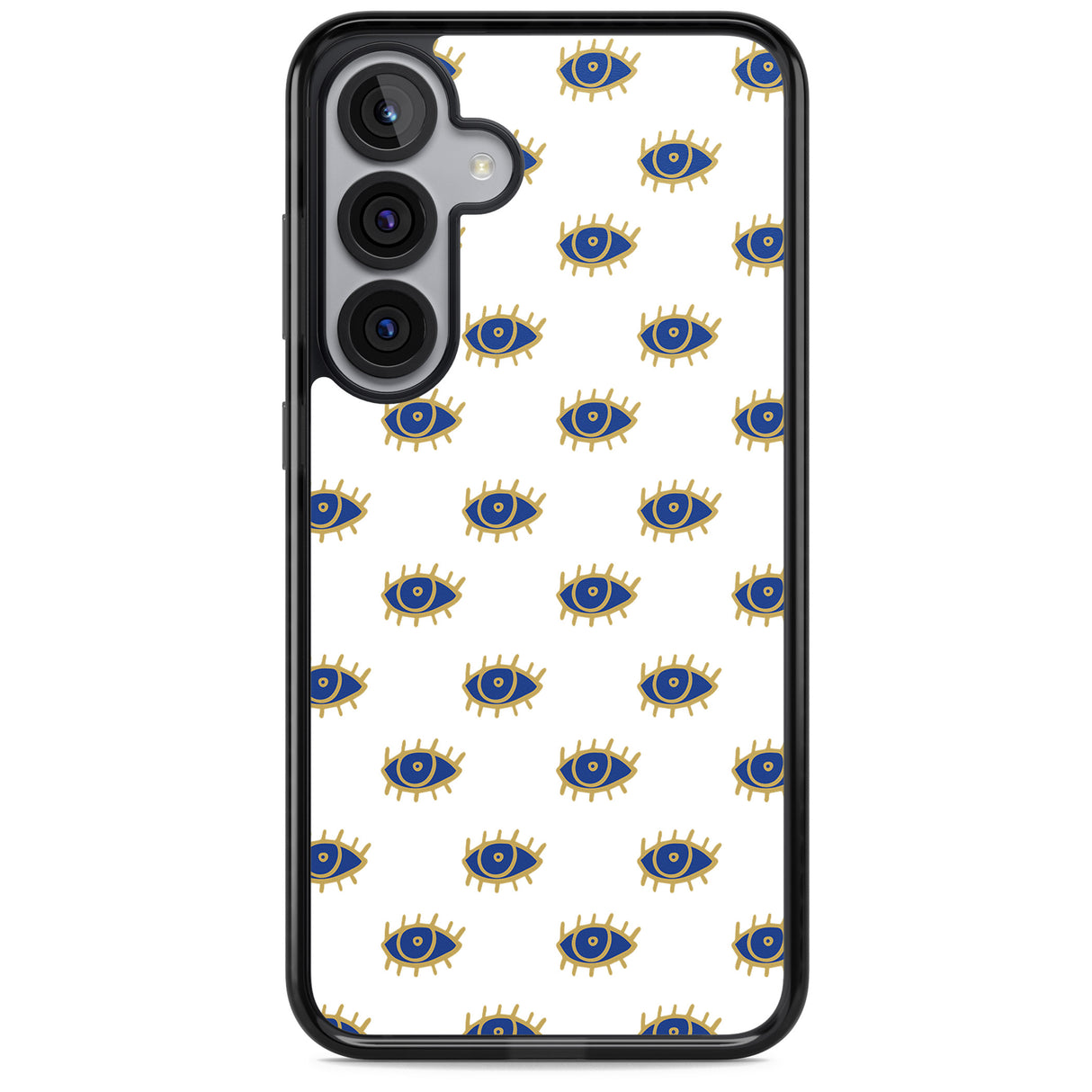 Gold Eyes Psychedelic Eyes Pattern