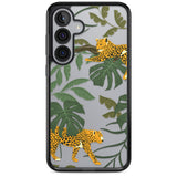 Two Jaguars & Foliage Jungle Cat Pattern