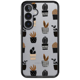 Large Mixed Plants Pattern - Clear