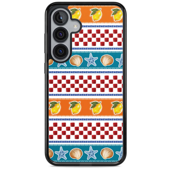 Coastal Italian Check Pattern
