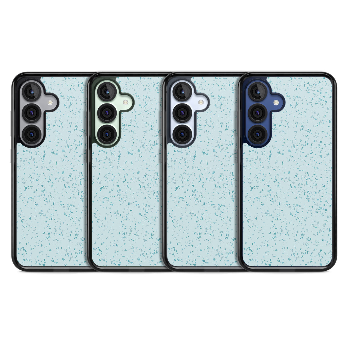Light Blue Terrazzo Pattern