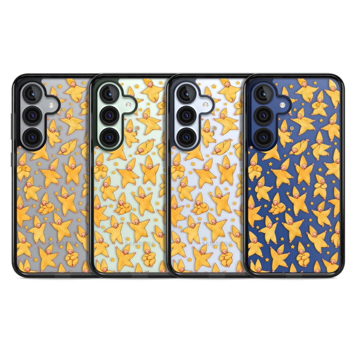 Dancing Star Babies for her iPhone case | Black Impact case for Samsung Galaxy S25, Samsung Galaxy S25 Plus