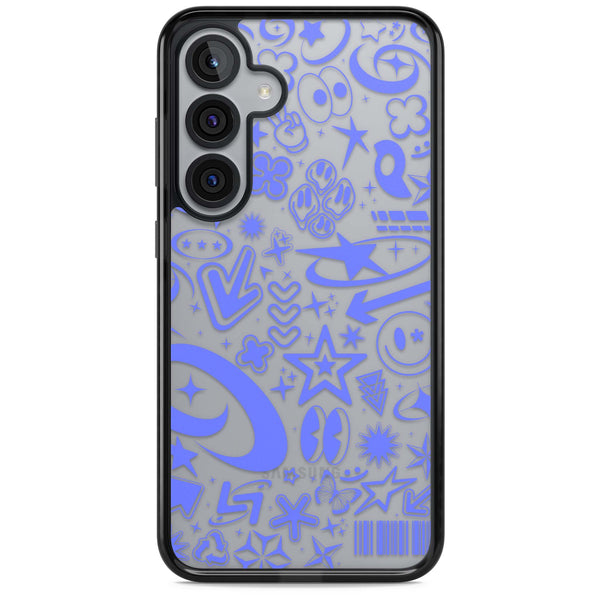 Baby Blue Y2K Pattern