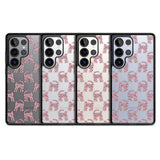 Pink and Blue Cat Pattern