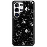 Cosmic Outer Space Design Clear on Black