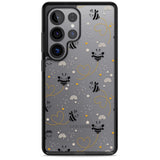 Sweet as Honey Patterns: Bees & Hearts (Clear)