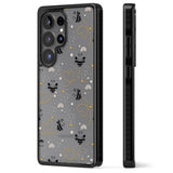 Sweet as Honey Patterns: Bees & Hearts (Clear)