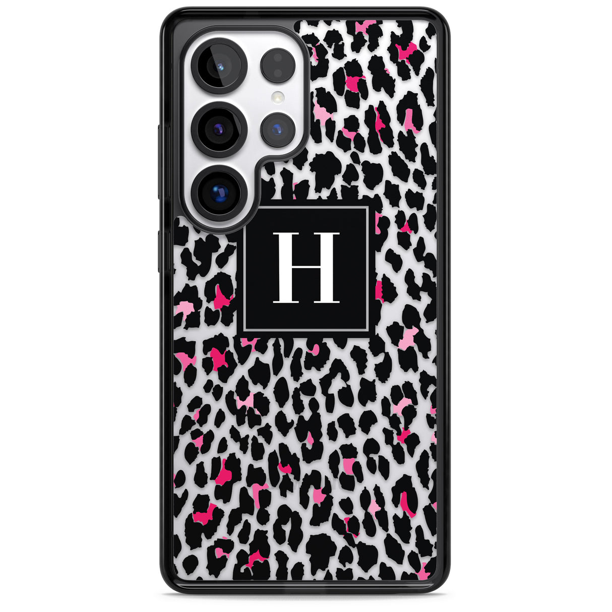 Personalised Pink Monogram Leopard Spots