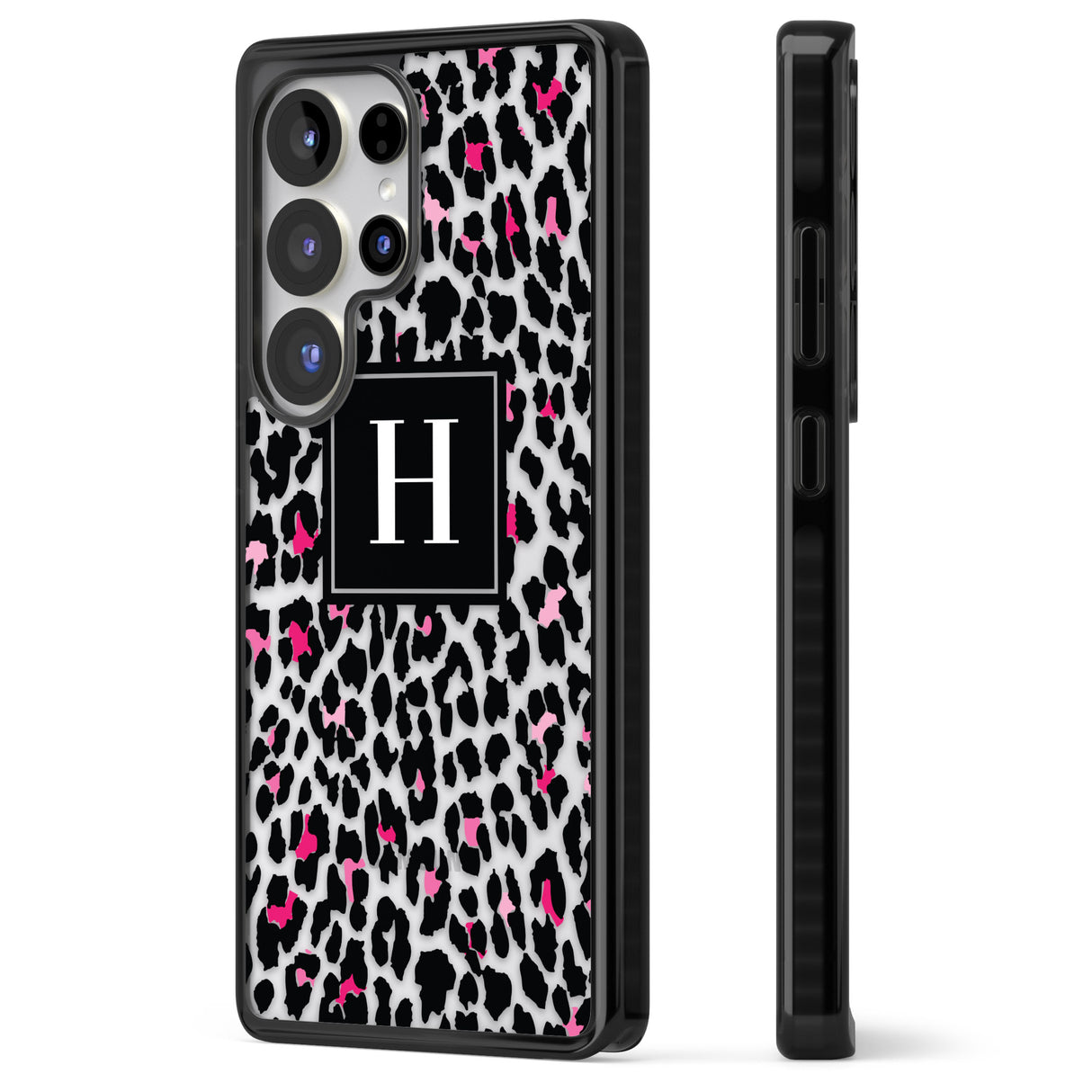 Personalised Pink Monogram Leopard Spots