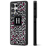 Personalised Pink Monogram Leopard Spots