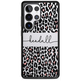 Personalised Pink & Cursive Leopard Spots