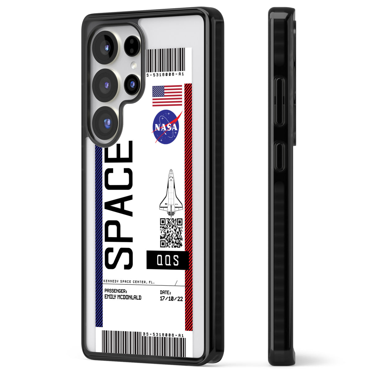 Personalised NASA Boarding Pass (Light)