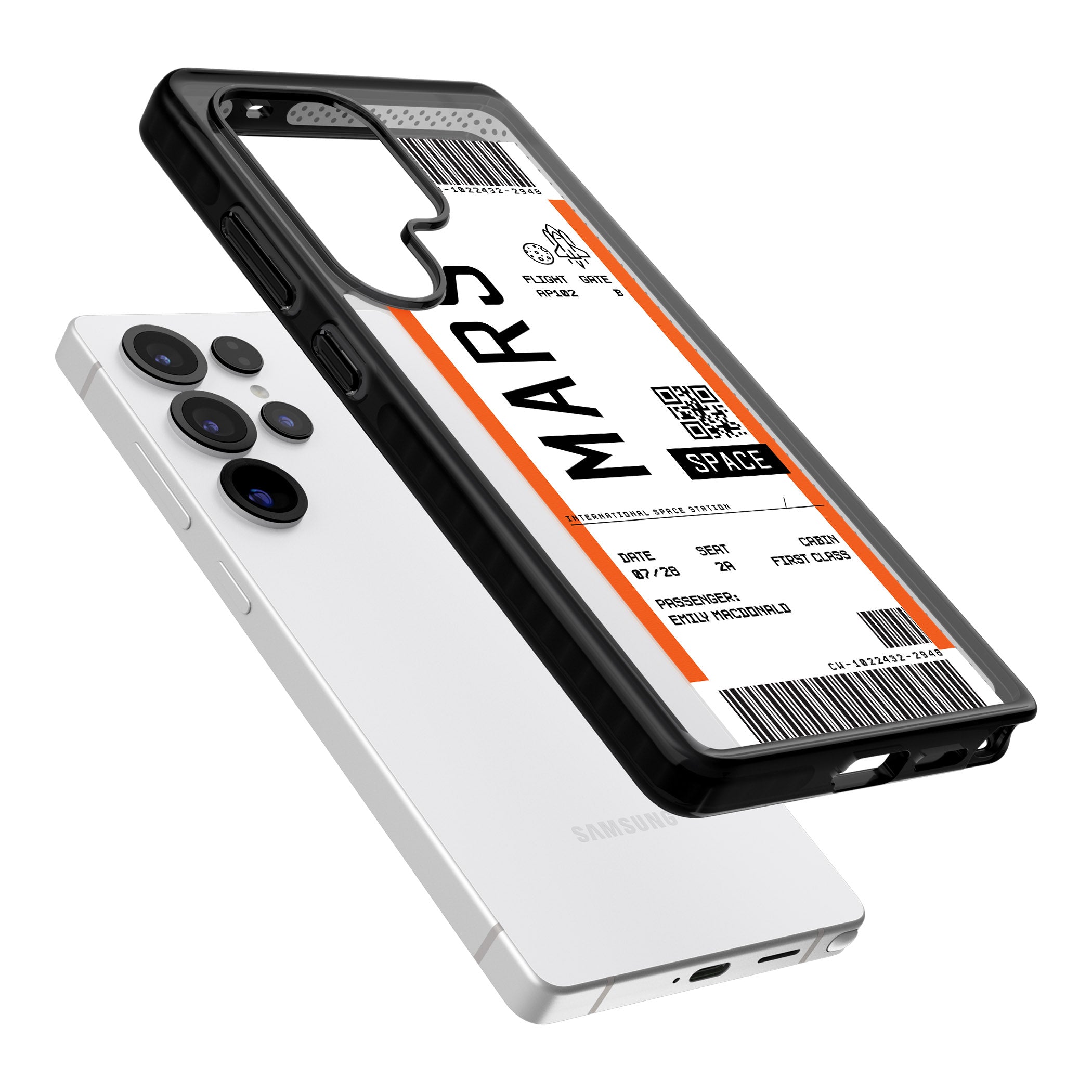 Personalised Mars Travel Ticket