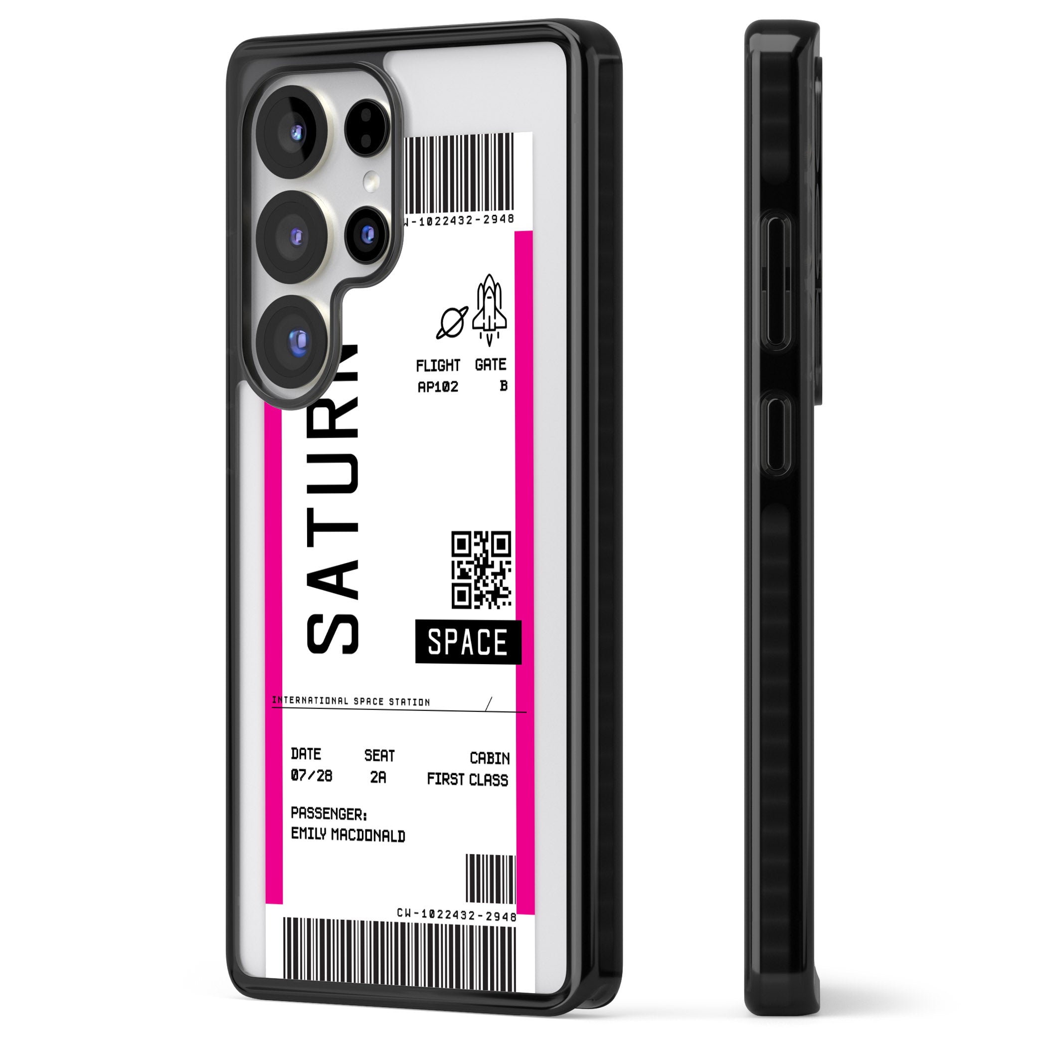 Personalised Saturn Travel Ticket